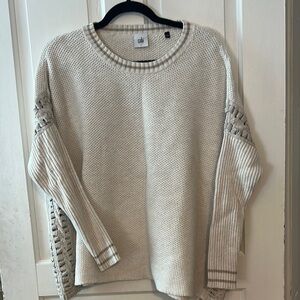Cream Knit Sweater for Women